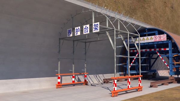 相山区隧道施工动画制作公司 - 隧道施工工艺和施工方法 - 隧道施工汇报动画视频 - bim 工程施工动画